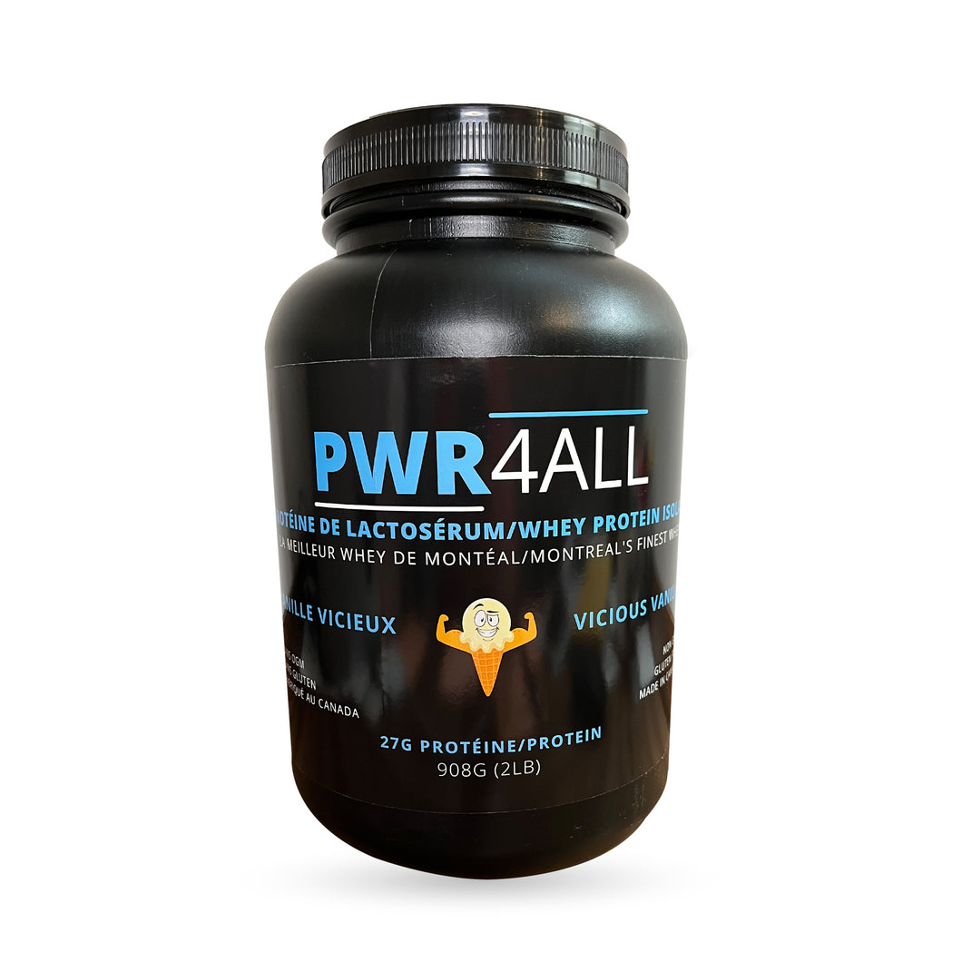 PWR4ALL WHEY PROTEIN ISOLATE - Vicious Vanilla