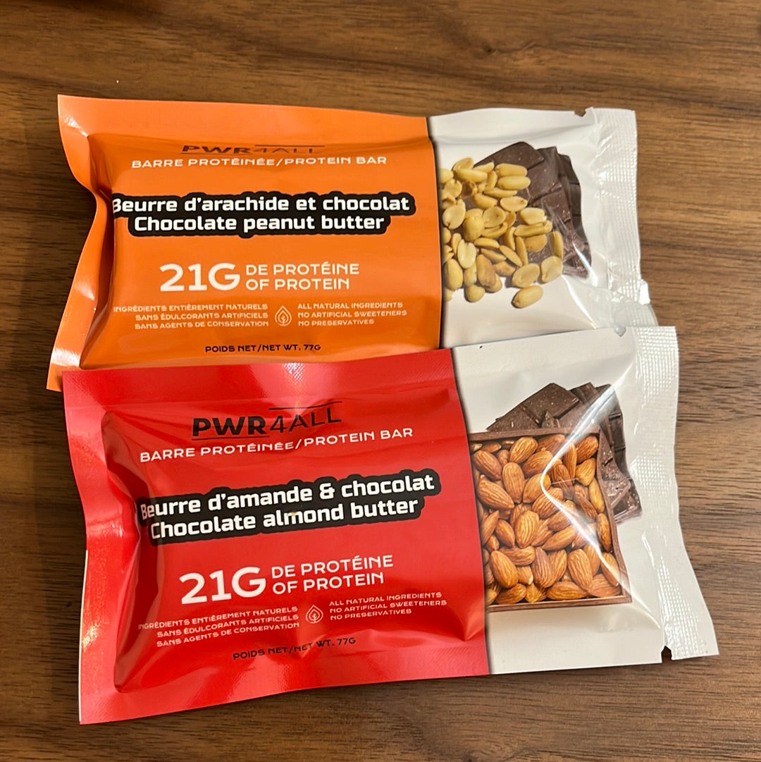 Mixed Chocolate Peanut & Almond Butter 10 Pack PWR4ALL PROTEIN