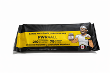 Load image into Gallery viewer, CHOCO-NOISETTE BARRES DE PROTEINE (BOITE DE 12) - CHOCOLATE HAZELNUT PWR4ALL BOX OF 12 BARS
